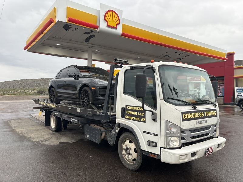 Roadside recovery at the fuel stop