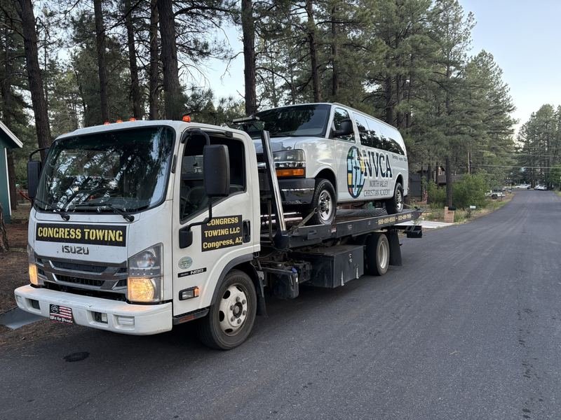 Towing up in the Prescott pines