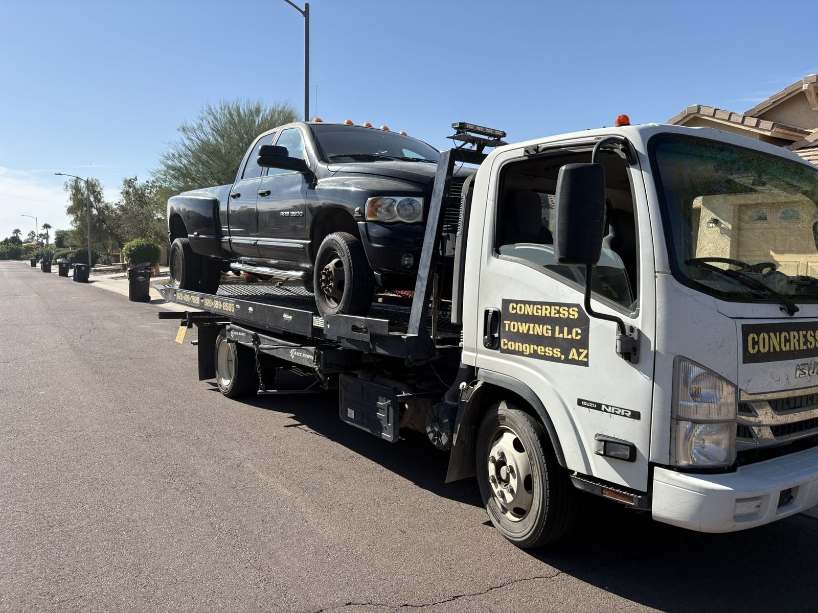Congress Towing flatbed serving Anthem, AZ
