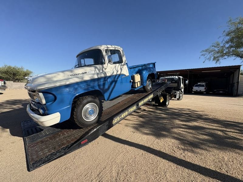 Classic Dodge pickup at our Congress yard