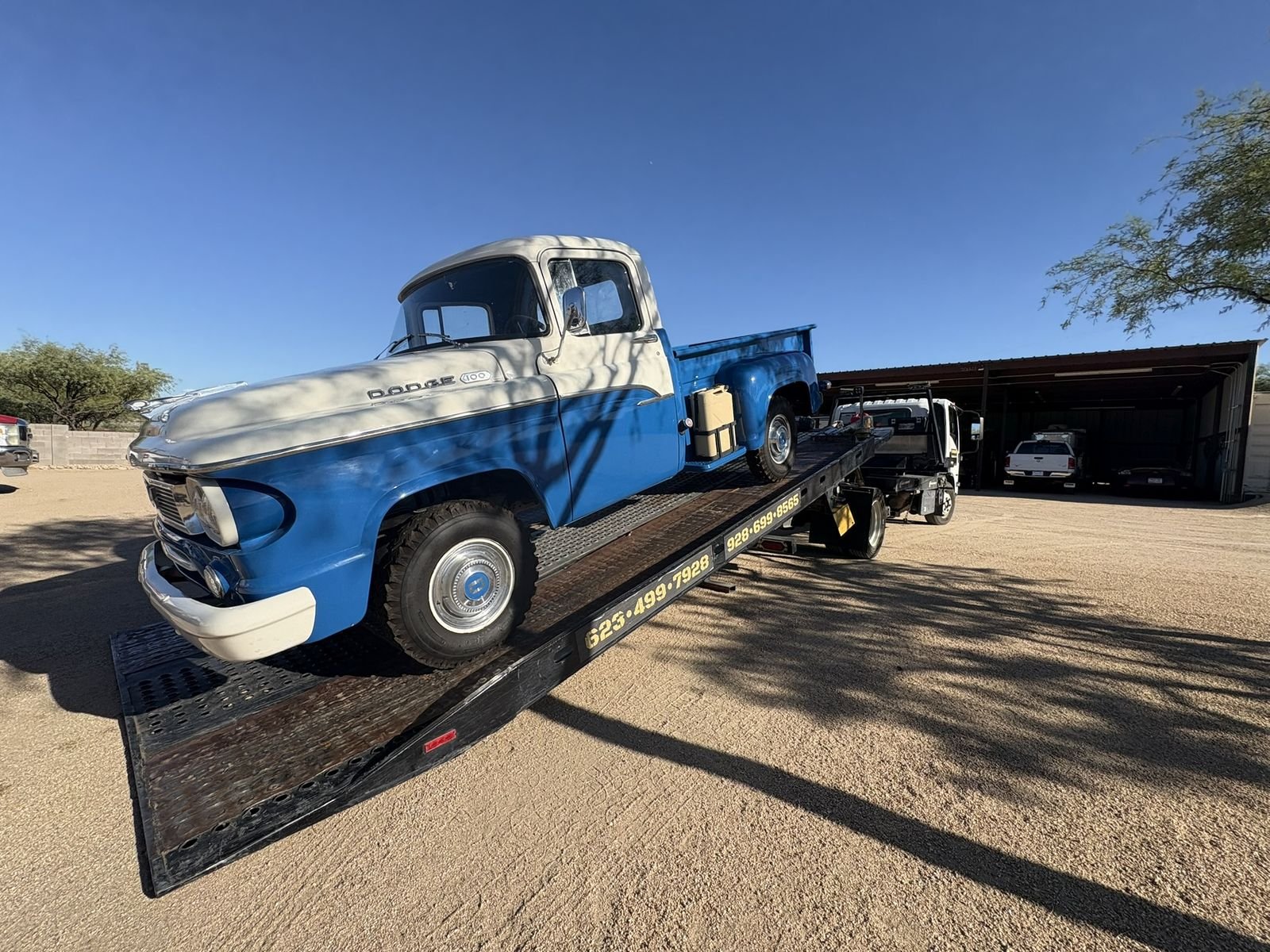 Classic Dodge pickup at our Congress yard